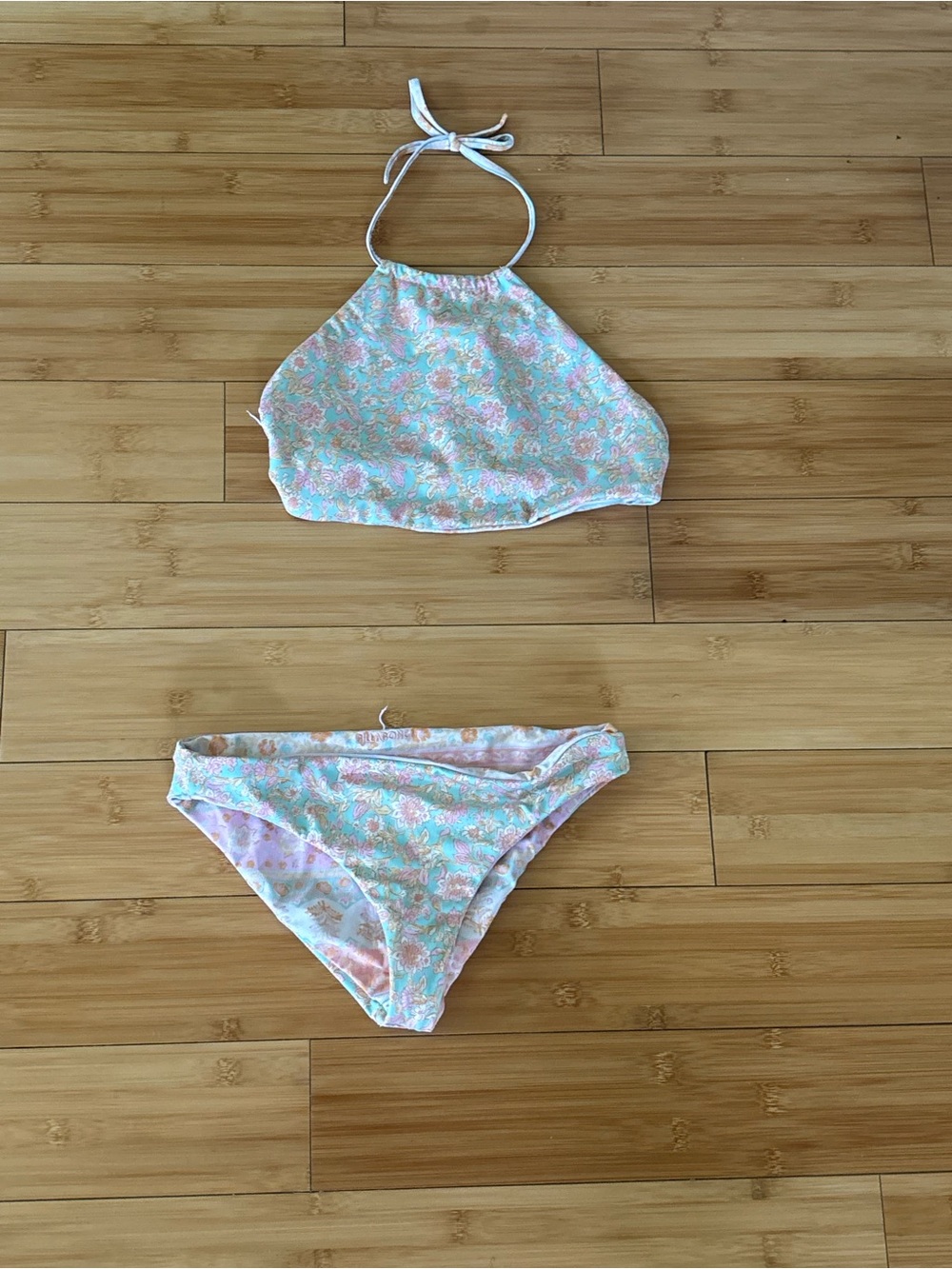 Billabong Pastel reversible Halter Bikini Top & Bottom